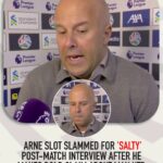 Terrible Loser' - Arne Slot Slammed For 'Salty' Claim After Liverpool 1-2 Man Utd 1760942706134