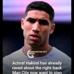 Achraf Hakimi want Manchester City to sign this sensational Right-Back, He is currently trending despite his age Only if Guardiola listen 1761831727064