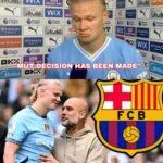 Manchester City Star Erling Haaland's Transfer to Barça Announced: Guardiola and Gündogan are behind It. Deal is Done 1763808451141