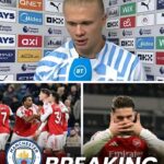 Gyokeres will outscore me when that guy join Arsenal in January, I'm really scared": Erling Haaland says he's scared of the players Arsenal are about to sign January, because he'll unlocked Viktor Gyokeres potential. 1766563500057