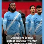Manchester City were not good enough in their Champions League defeat on Tuesday and Pep Guardiola says they will wait on players to come back 1769017264585
